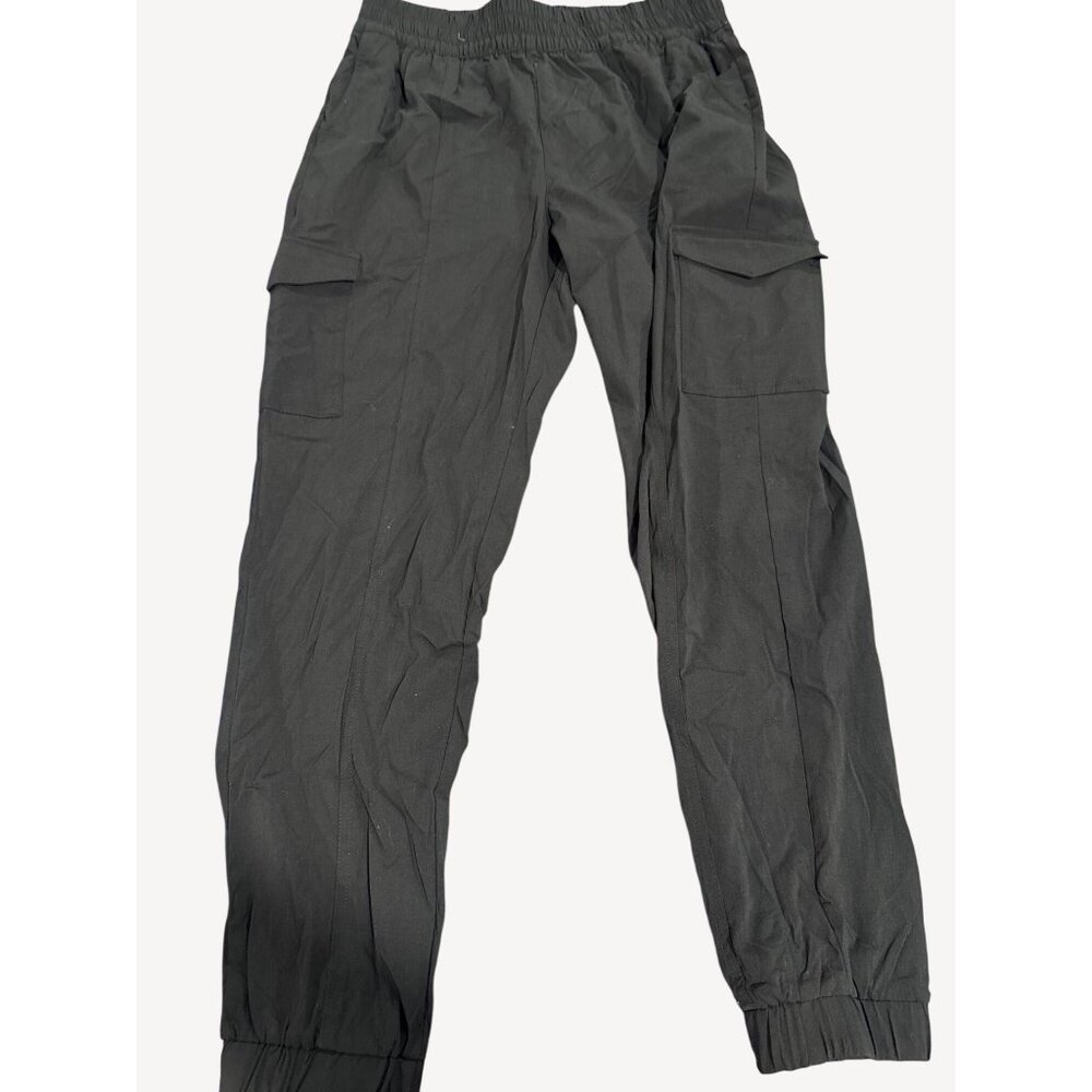 Yogalicious Trail Path Commuter Outdoor Jogger Pants L Black Polyester/Spandex